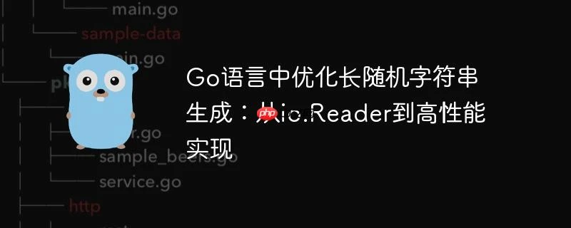 Go语言中优化长随机字符串生成：从io.Reader到高性能实现