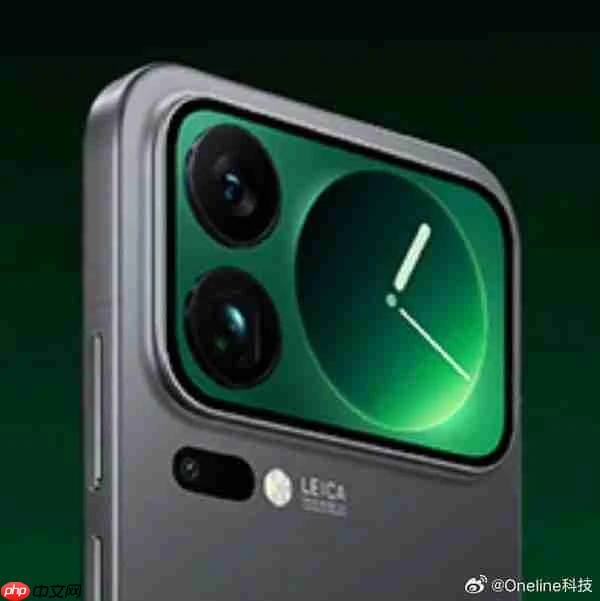  小米手机官方泄露 17 Pro Max 新机图片！采用副屏设计 