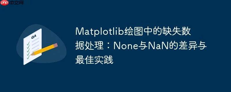 Matplotlib绘图中的缺失数据处理:None与NaN的差异与最佳实践